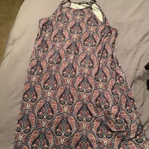 Paisley mini dress